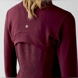 Lululemon Define Laser Dot Jacket - Bordeaux - SIZE 6